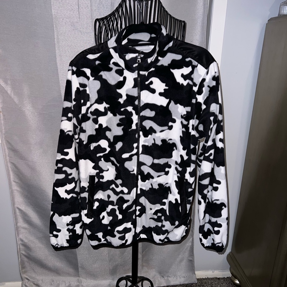 Original Use Monochrome Patterned Jacket
